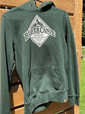 Beaver Canoe Women's Forest Green Pullover Hoodie